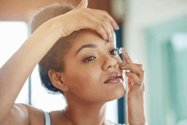 lentes de contato podem piorar a blefarite